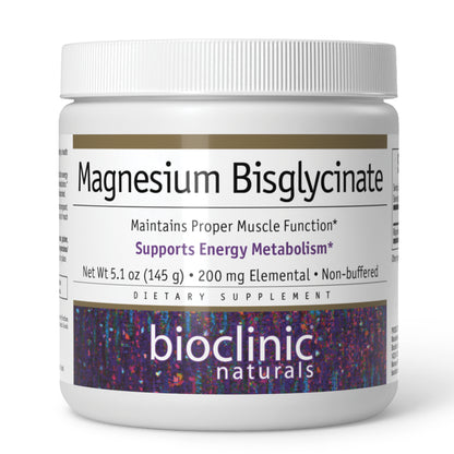 Magnesium Bisglycinate 200mg Bioclinic Naturals