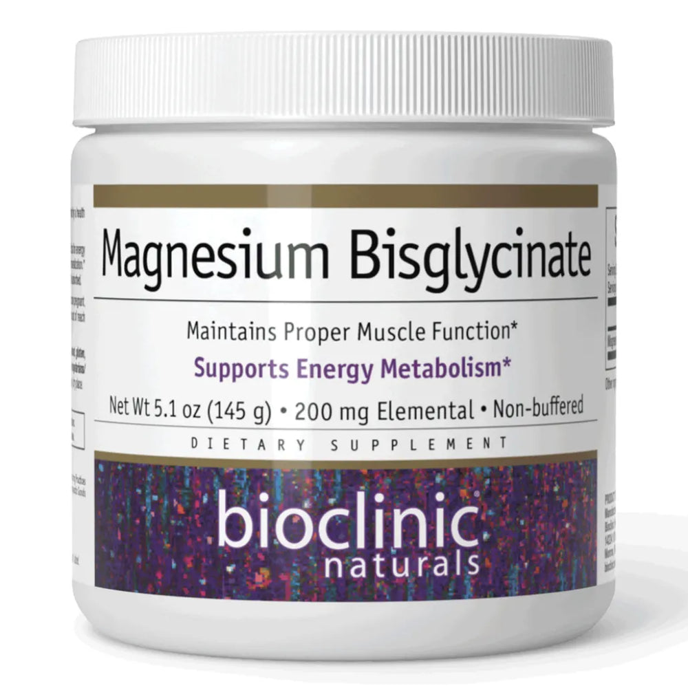 Bioclinic Naturals Magnesium Bisglycinate 200mg Supplement Ingredients - Magnesium 200mg
