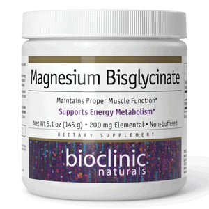Bioclinic Naturals Magnesium Bisglycinate 200mg Supplement Ingredients - Magnesium 200mg