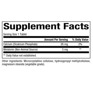 Melatonin Time Release 5mg Bioclinic Naturals