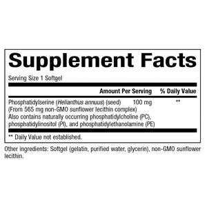 Phosphatidylserine 100mg Bioclinic Naturals