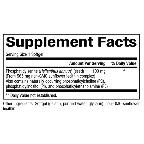 Phosphatidylserine 100mg Bioclinic Naturals