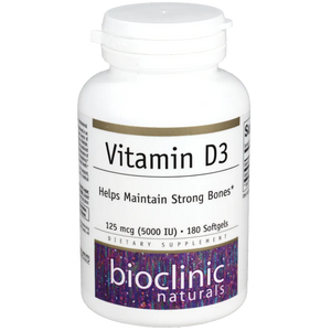 Vitamin D3 5000IU Bioclinic Naturals