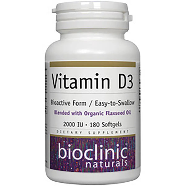 Vitamin D3 2000 IU Bioclinic Naturals