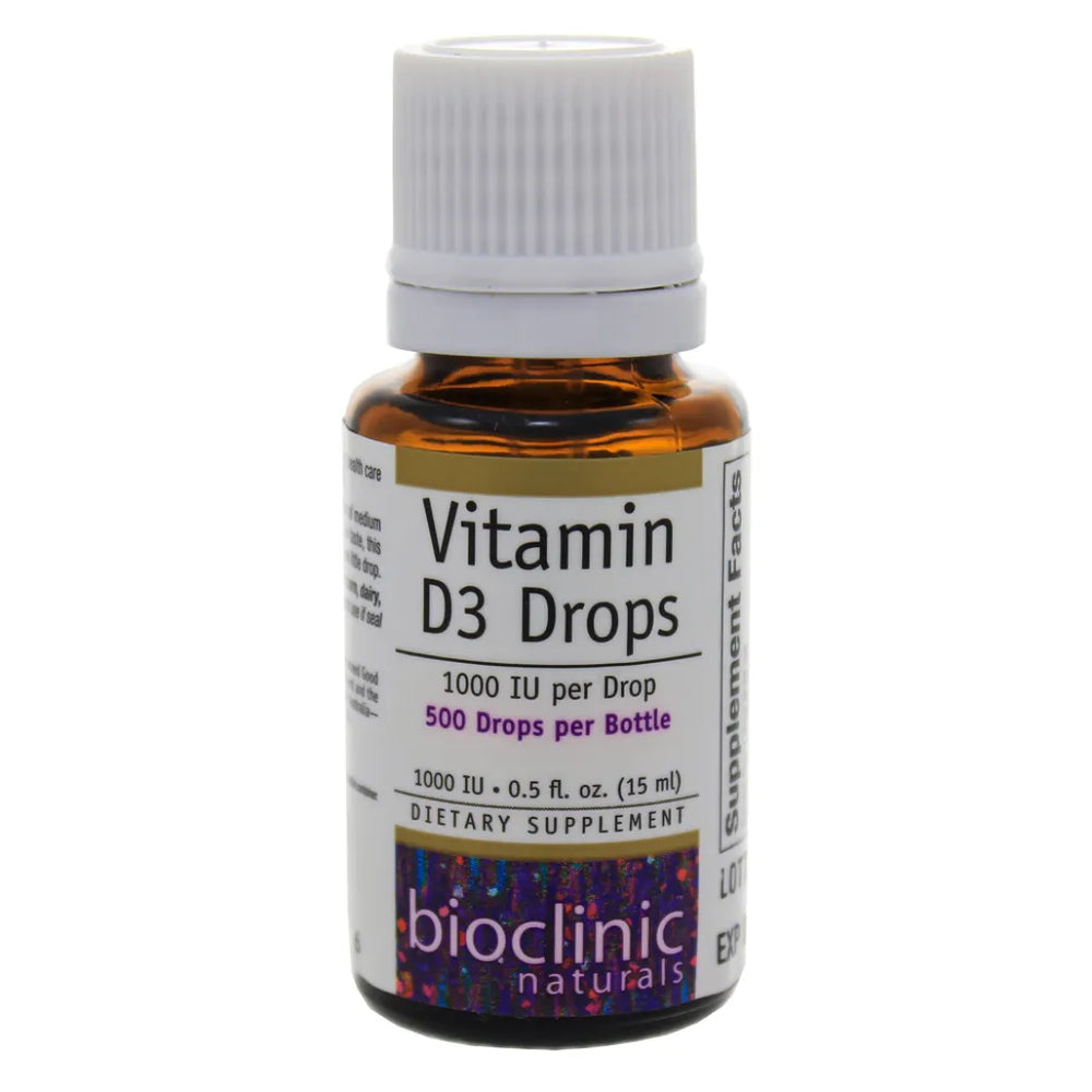 Vitamin D3 Drops 1000 IU Bioclinic Naturals
