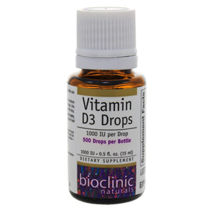 Vitamin D3 Drops 1000 IU Bioclinic Naturals