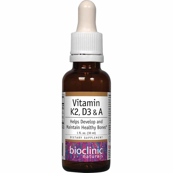 Vitamin K2, D3 & A Bioclinic Naturals