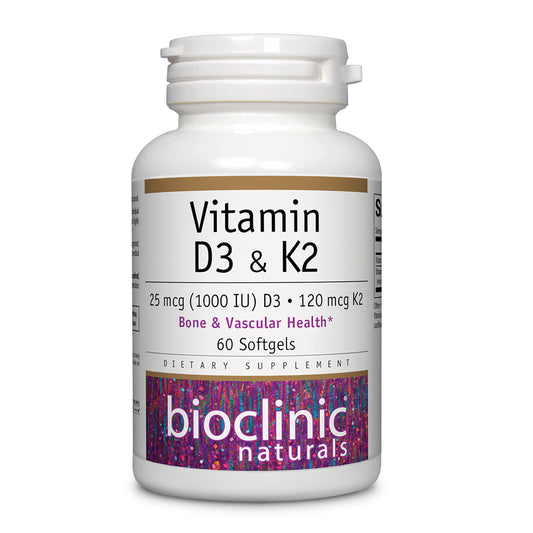 Vitamin D3 & K2 Bioclinic Naturals