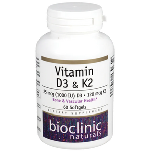 Vitamin D3 & K2 Bioclinic Naturals
