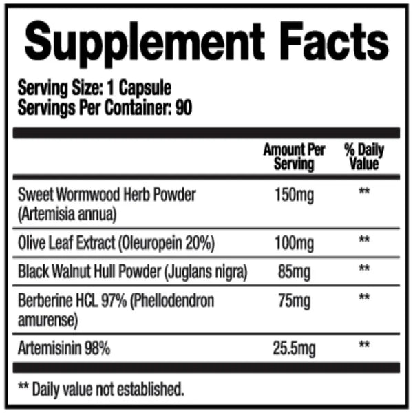 Paracid-X 90 capsules by BioMatrix | Plant based relief from GI Toxins