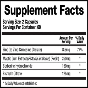 BioMatrix Pylori-X - 120 capsules | Plant based relief from GI toxins | Gastrointestinal health