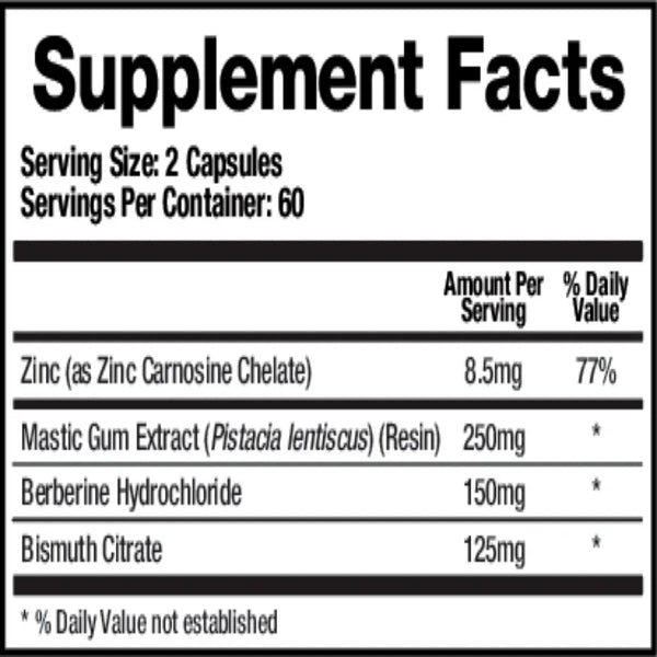 BioMatrix Pylori-X - 120 capsules | Plant based relief from GI toxins | Gastrointestinal health