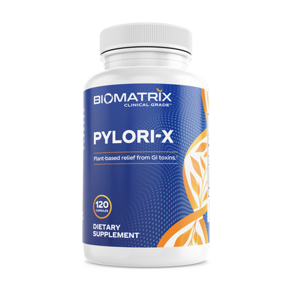BioMatrix Pylori-X - 120 capsules | Plant based relief from GI toxins | Gastrointestinal health