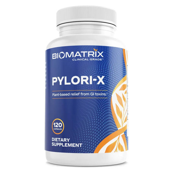 BioMatrix Pylori-X - 120 capsules | Plant based relief from GI toxins | Gastrointestinal health