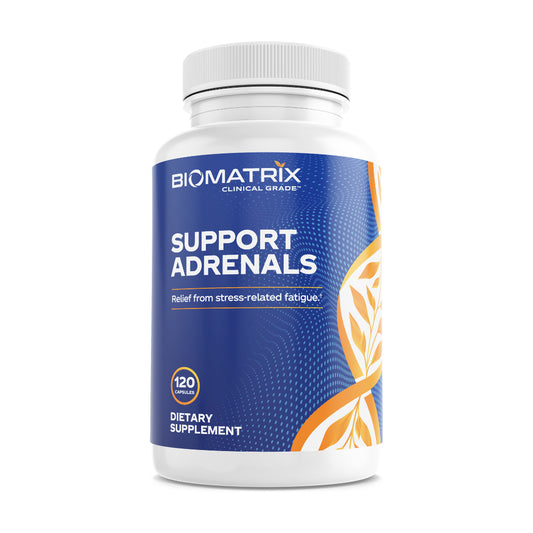 BioMatrix's Support Adrenals -120 capsules - stress relief supplement