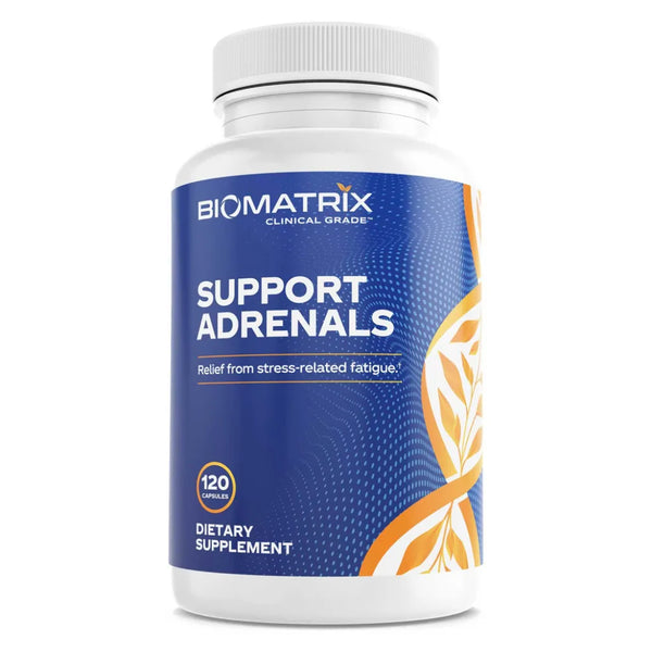 BioMatrix's Support Adrenals -120 capsules - stress relief supplement