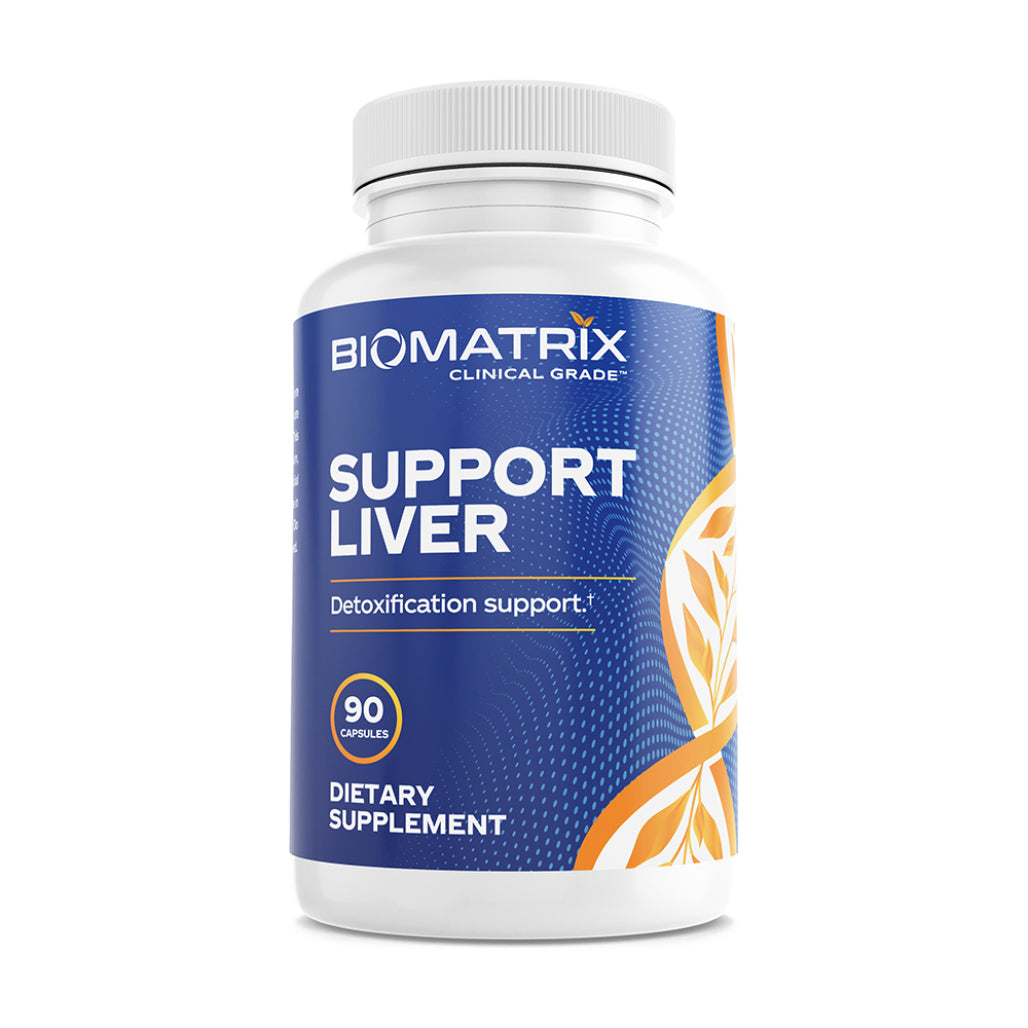 Biomatrix designed Support Liver dietary supplement for healthy detoxification and liver funtion