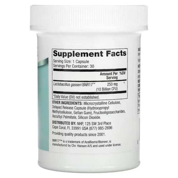 Biothin Probiotics Lactobacillus Gasseri 10 Billion CFU, 30 Capsules Dietary Supplement Developed by Dr. Mercola