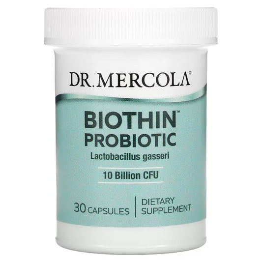 Biothin Probiotics Lactobacillus Gasseri 10 Billion CFU, 30 Capsules Dietary Supplement Developed by Dr. Mercola