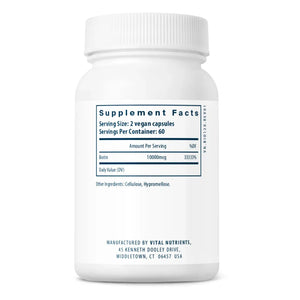Biotin 10mg by Vital Nutrients at Nutriessential.com