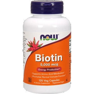 Biotin 5,000 mcg NOW