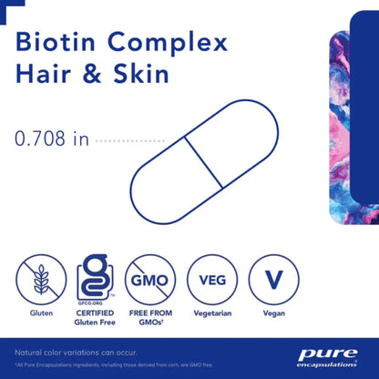 Biotin Complex Hair & Skin for enhanced beauty support