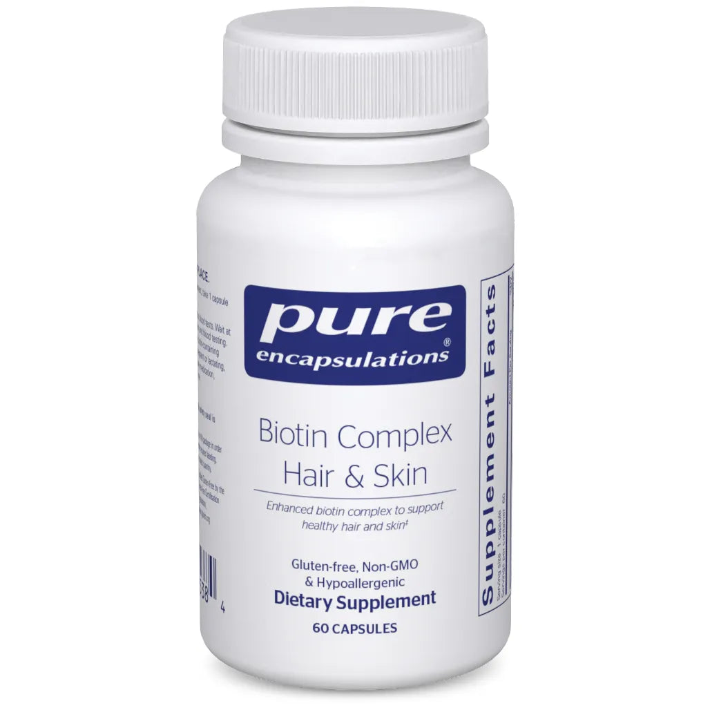 Pure Encapsulations Biotin Complex Hair & Skin capsules