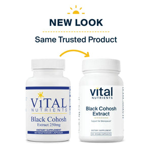 Black Cohosh Extract 250 mg by Vital Nutrients at Nutriessential.com
