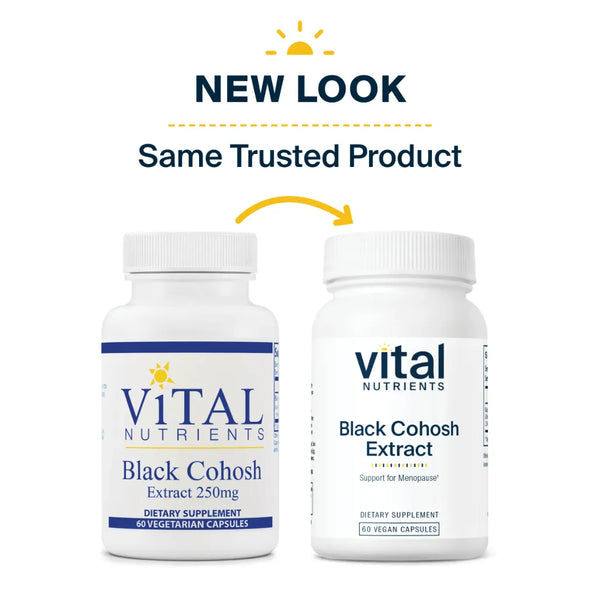 Black Cohosh Extract 250 mg by Vital Nutrients at Nutriessential.com