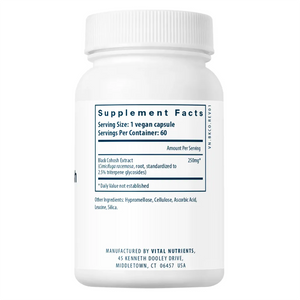 Black Cohosh Extract 250 mg by Vital Nutrients at Nutriessential.com