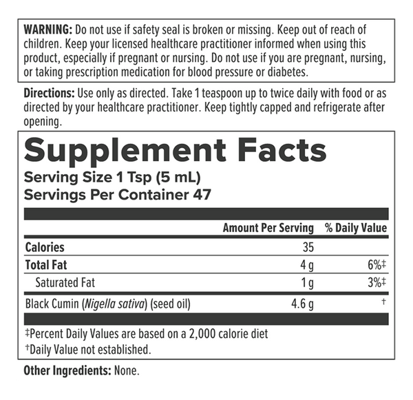 Black Seed Oil