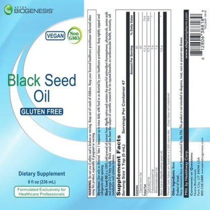 Black Seed Oil Nutra BioGenesis