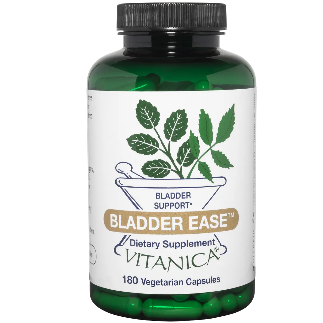 Bladder Ease Vitanica - 180 vegetrian cpsules supports bladder tissue health