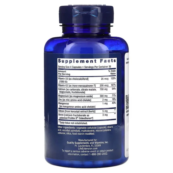 Bone Restore w/Vitamin K2 by Life Extension at Nutriessential.com