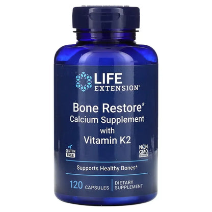 Bone Restore w/Vitamin K2 by Life Extension at Nutriessential.com