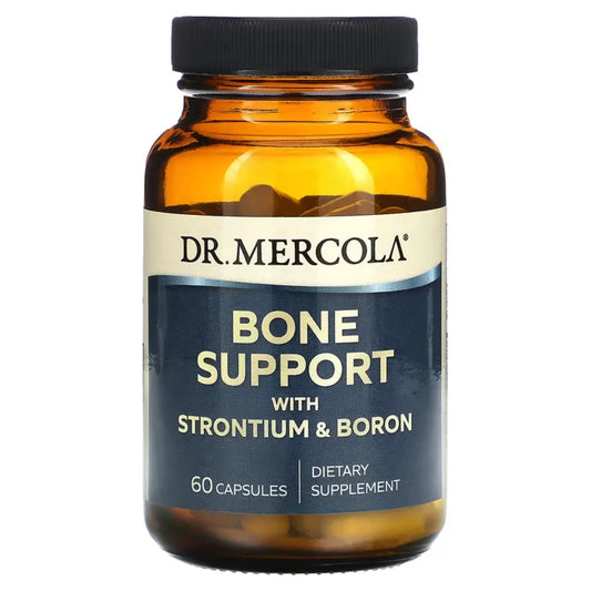 Dr. Mercola Bone Support with Strontium and Boron with 60 Capsules Maintains Bone Strength 