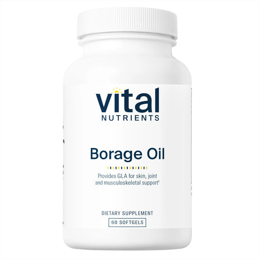 Vital Nutrients Borage Oil 1000mg - Helps Maintain Healthy Cholesterol Levels