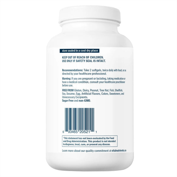 About Borage Oil 1000mg by Vital Nutrients - 180 Softgel Capsules | Helps to Maintain Cholesterol Levels