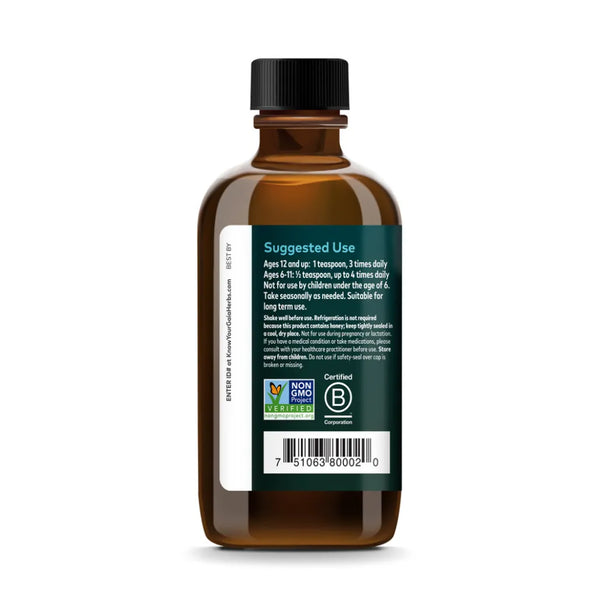 Bronchial Wellness Herbal Syrup Gaia Herbs