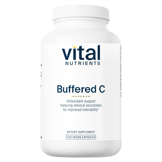 Vital Nutrients Buffered C 500mg - Gentle form of Vitamin C, a Potent Antioxidant