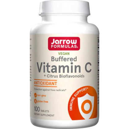 Buffered-Vitamin C + Citrus Bioflavanoids 750 mg by Jarrow Formulas at Nutriessential.com