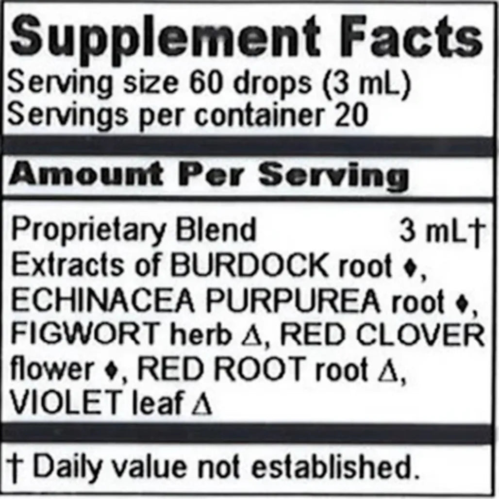 Burdock/Red Root Compound 2 oz Herbalist Alchemist