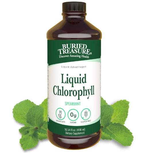 Liquid Chlorophyll Spearmint by Buried Treasure at Nutriessential.com