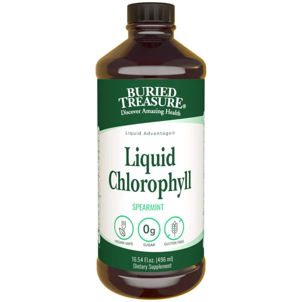 Liquid Chlorophyll Spearmint by Buried Treasure at Nutriessential.com