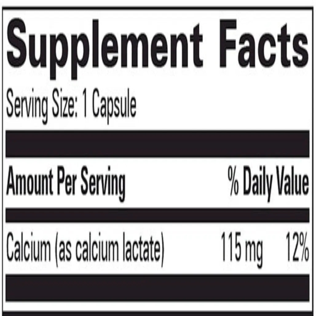 CALCIUM LACTATE 115 MG Progressive Labs