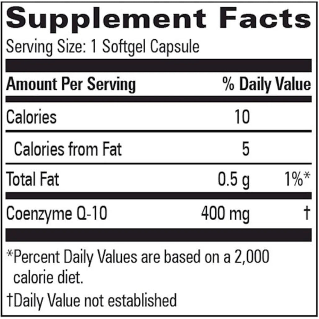 COQ10 400 MG Progressive Labs