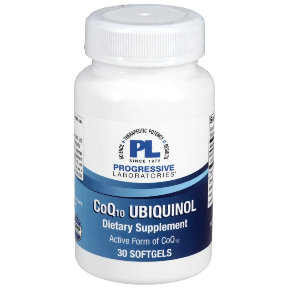 COQ10 UBIQUINOL 30 GELS Progressive Labs