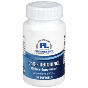 COQ10 UBIQUINOL 30 GELS Progressive Labs