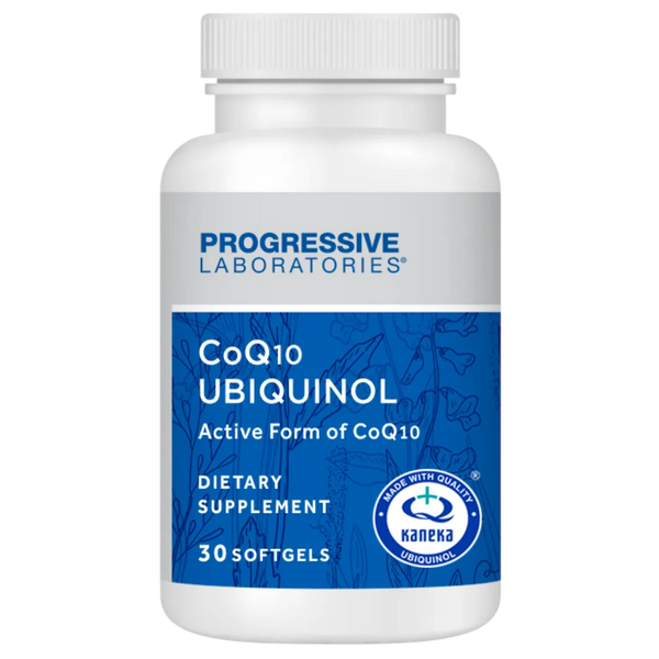 COQ10 UBIQUINOL 30 GELS Progressive Labs