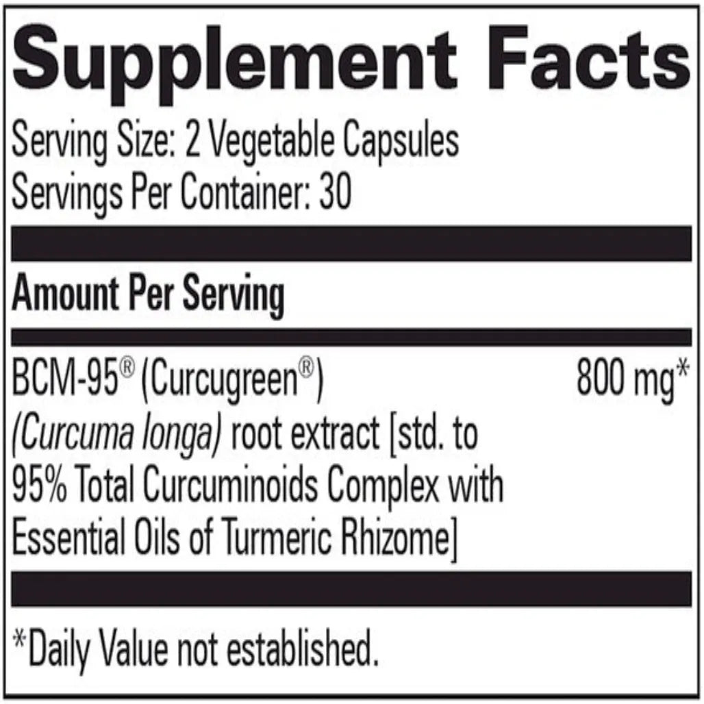 CURCUMIN BCM-95 Progressive Labs